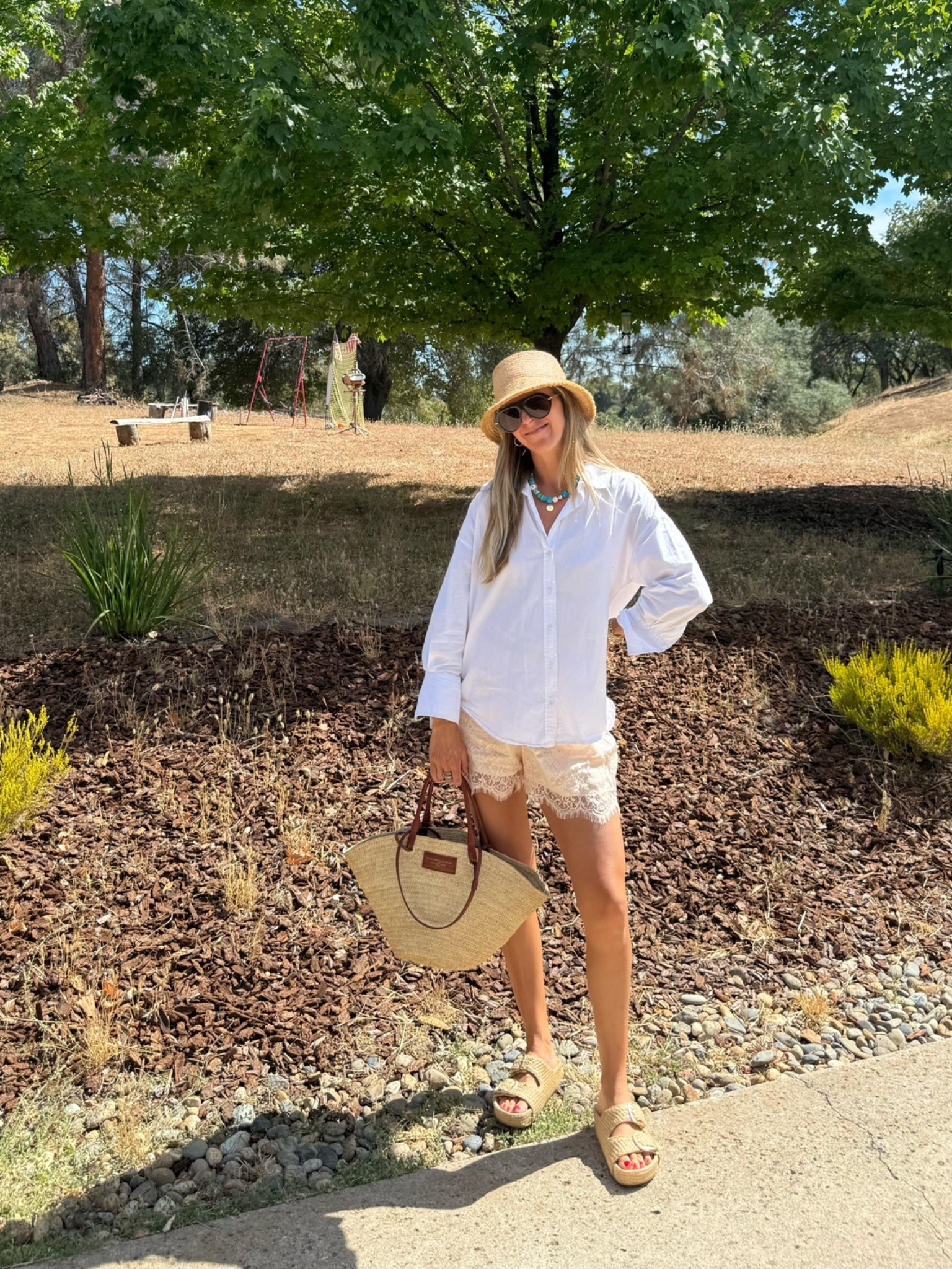 Husband said I look like Gilligan from gilligans island🏝️

#LTKootd