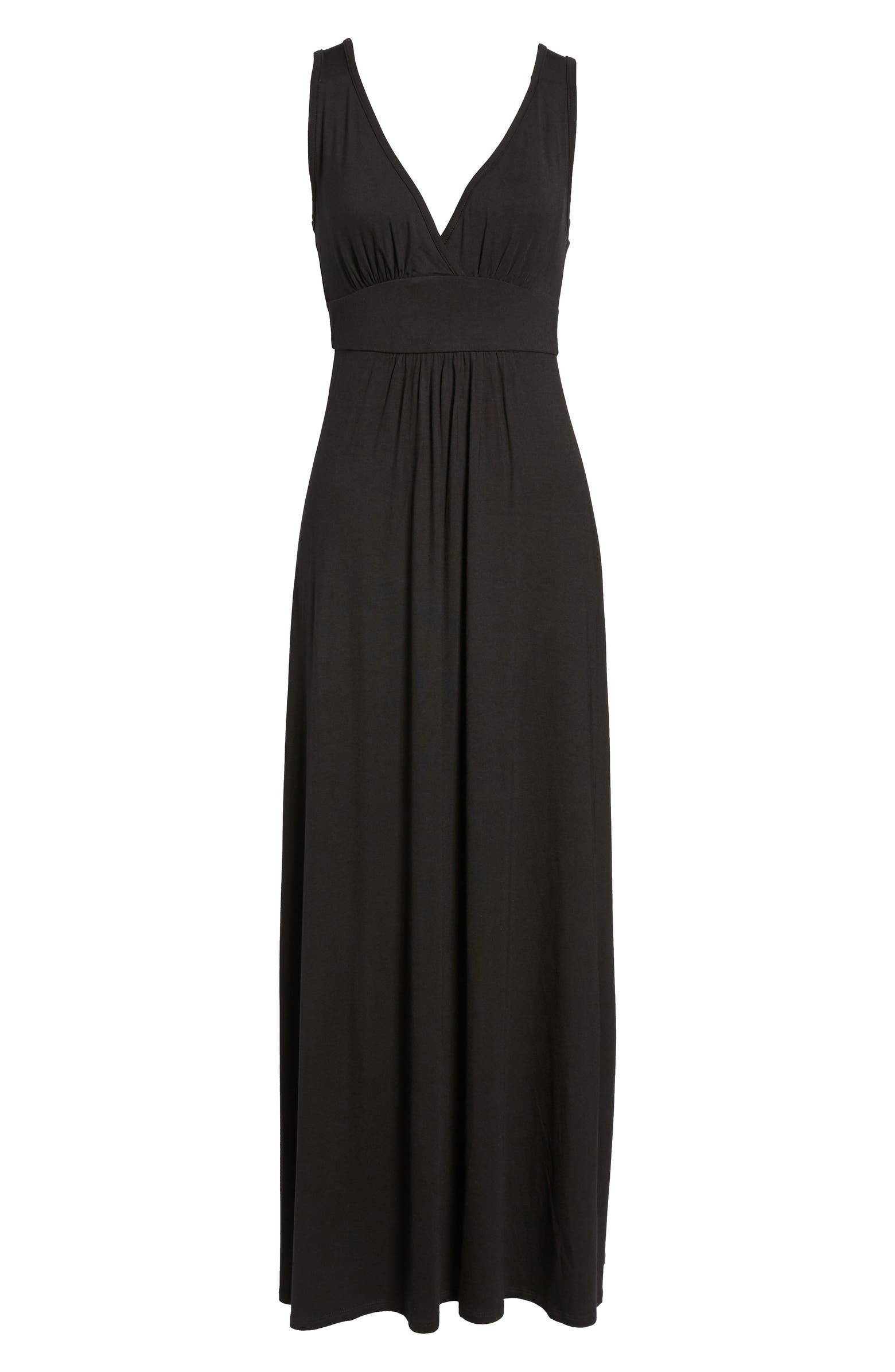 V-Neck Jersey Maxi Dress | Nordstrom