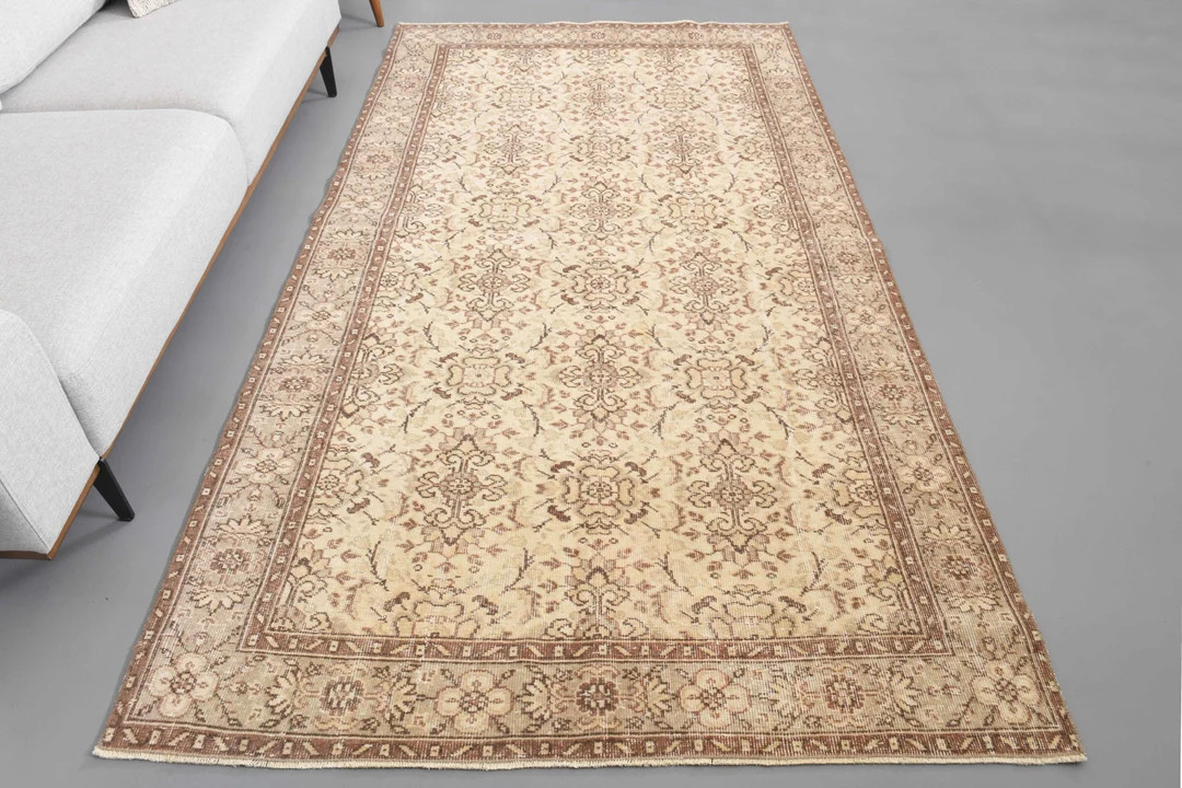 5'2 x 9'4 Ft Vintage Antique Area Rug, Turkish Area Rug, 5x9 Rug, Living Room Bedroom Rug, Room D... | Etsy (US)