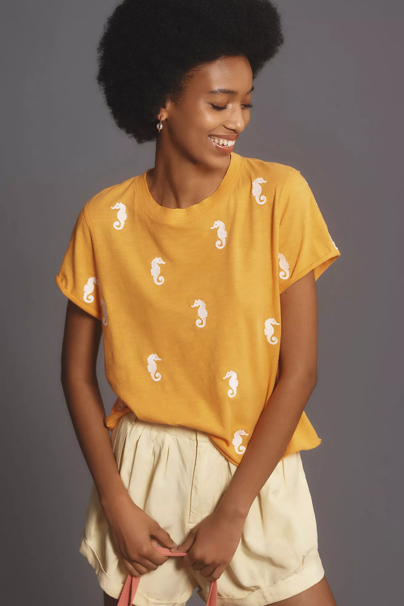 Maeve Boxy Tee | Anthropologie (US)