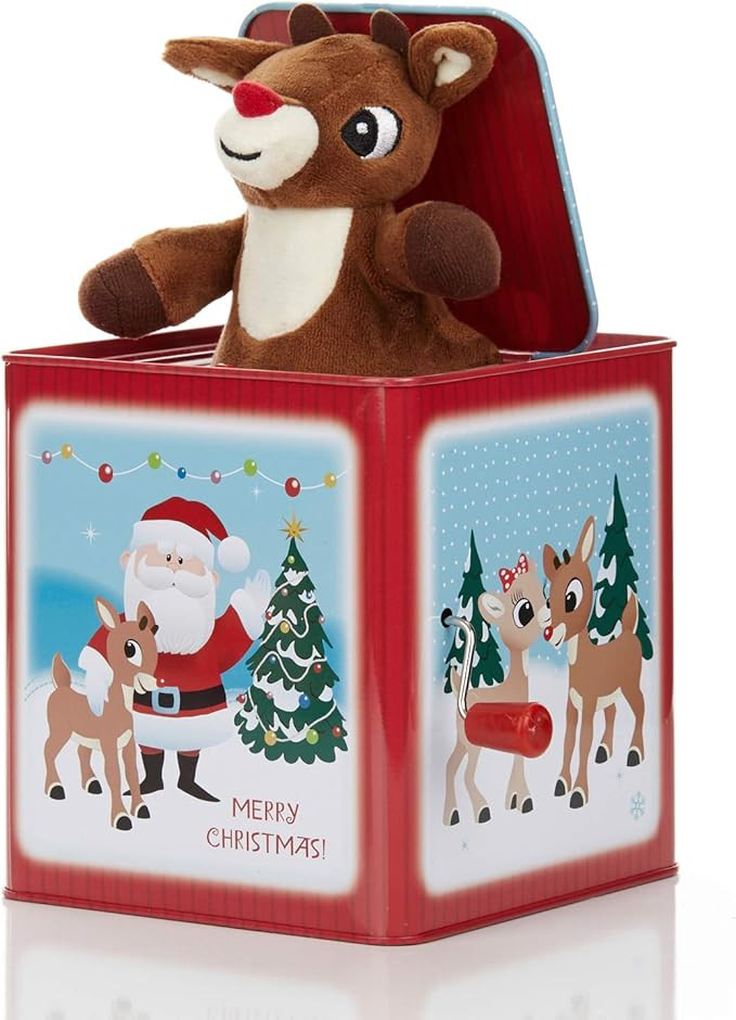 Rudolph the Red-Nosed Reindeer Jack-In-The-Box | Amazon (US)