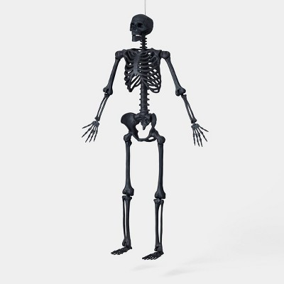 60" Multi Pose-N-Stay Large Skeleton Halloween Decorative Prop Black Terra Cotta - Hyde and EEK! Boutique™ | Target