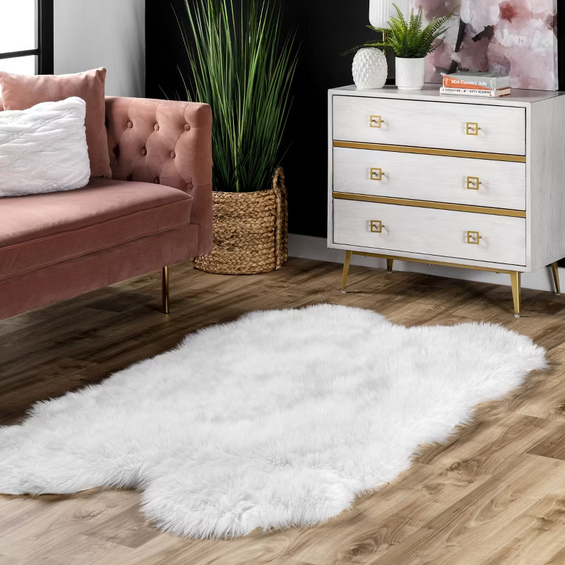 Nuloom Tianna Faux Sheepskin Shag Area Rug | Target