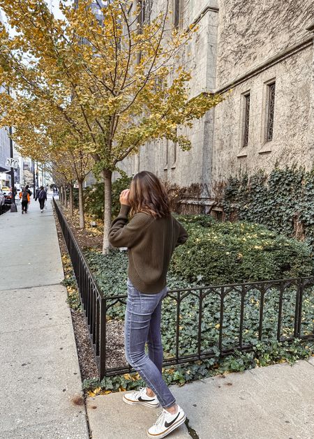 Forever a sweater and denim girl

🗝️ weekend style, casual outfit, casual style, sneaker outfit, sweater outfit, olive green sweater, fall style 

#LTKSeasonal #LTKunder100 #LTKstyletip