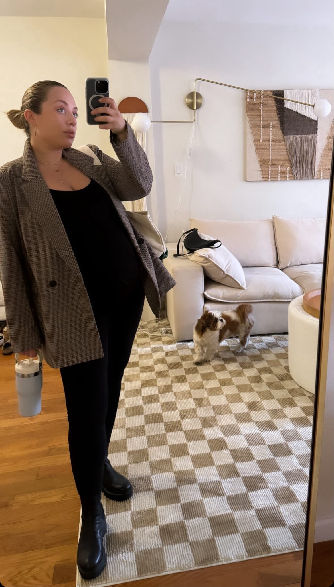 OOTD! My exact H&M blazer is sold out - linked it in different colors! 

#LTKstyletip