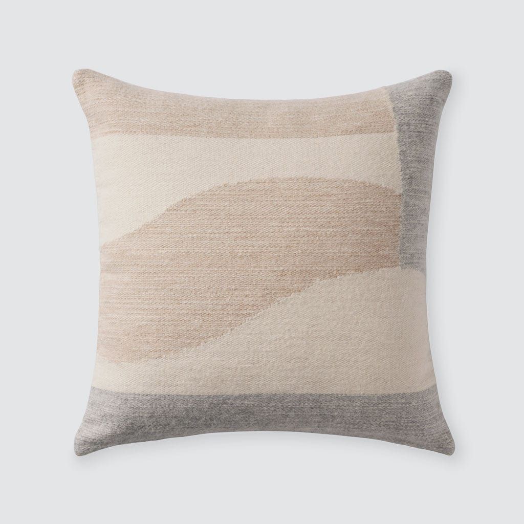 Lago Abstract Throw Pillow | Earth-Tones Accent Pillow   – The Citizenry | The Citizenry