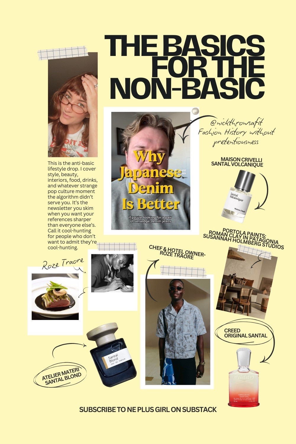 The Basics for the Non-Basic coming out next Monday on Substack! Go follow NePlusGirl on Substack. 

#LTKStyleTip