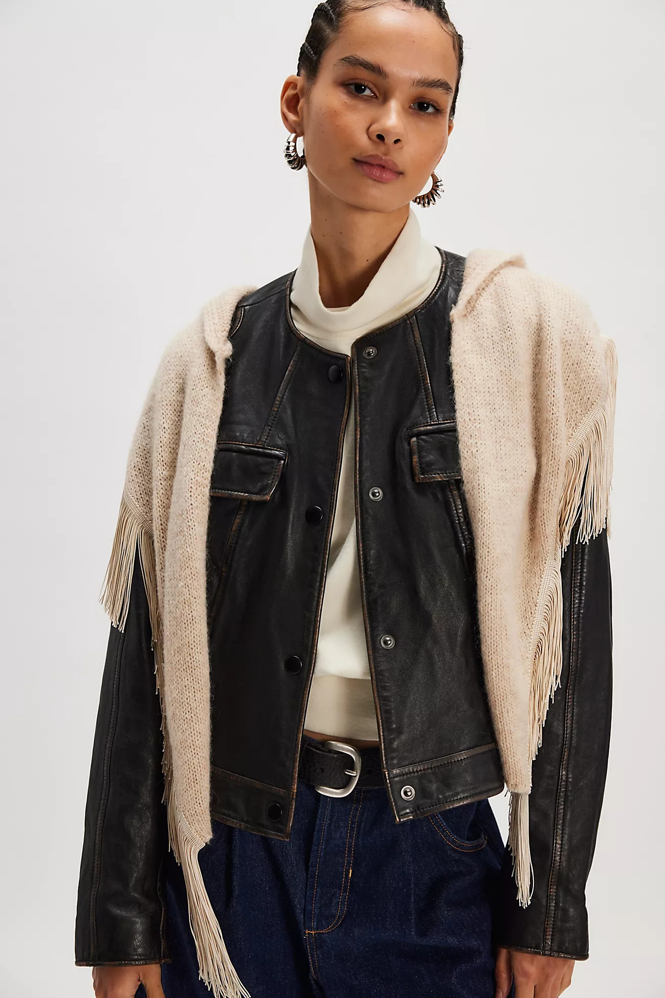 Fringed Hooded Scarf | Free People (UK)