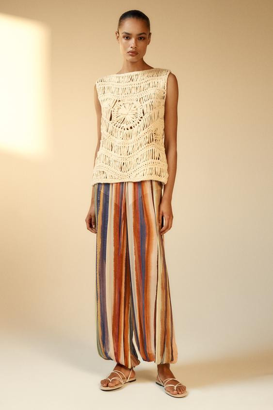 STRIPED TROUSERS | Zara AU