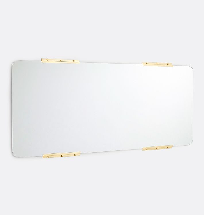 Yaquina Large Rounded Rectangle Horizontal Mirror | Rejuvenation