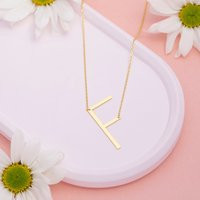 Big Letter Necklace By Customjewelrystoreus, Alexis Rose Initial Necklace, Monogram Bridesmaid Gifts, Oversized | Etsy (US)