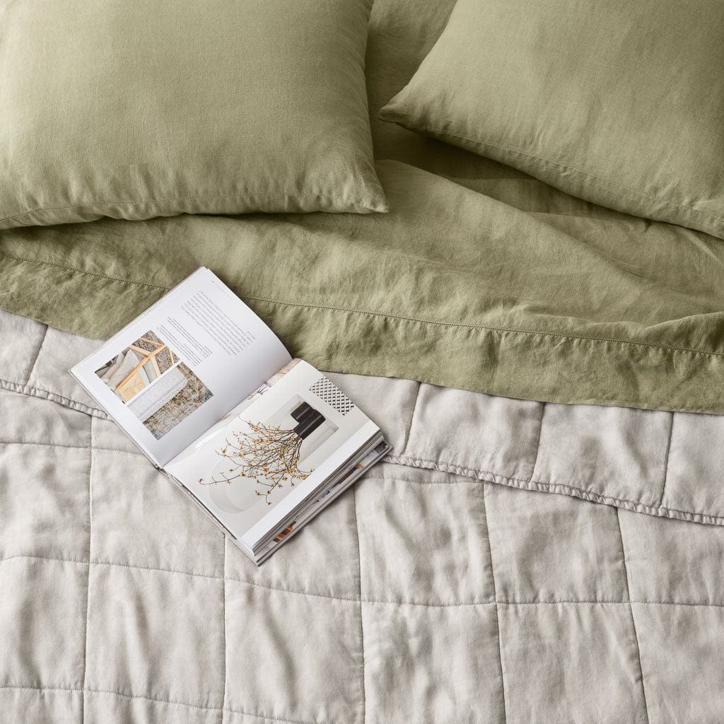 Stonewashed Linen Quilt | The Citizenry