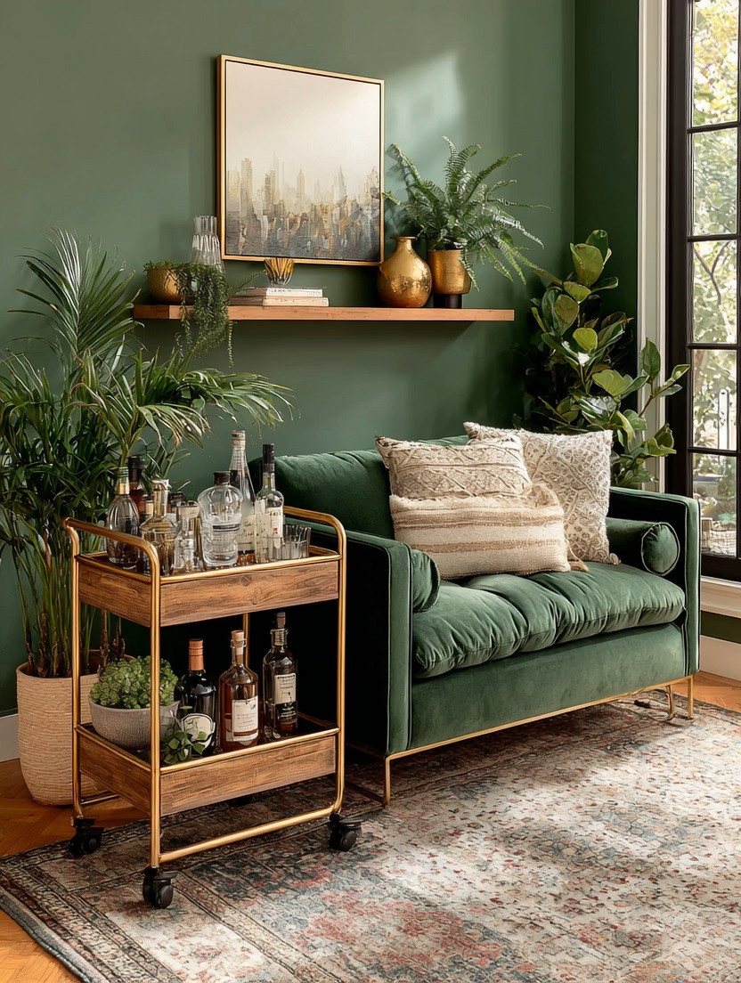 We can’t decide what’s more beautiful… the mini wood and gold bar cart or that rich emerald green velvet lounge chair.

So why choose?

This is one of those effortless pairings that instantly elevates your space. The warmth of wood, the subtle shine of gold, and the depth of green velvet come together to create a look that feels both grounded and elevated—perfect for modern, layered interiors.

Whether you’re styling a small corner or a full living room, this combination works beautifully. A compact bar cart adds function without taking up space, while a velvet lounge chair brings comfort and a refined statement.

It’s not just about entertaining—it’s about creating a space where everyday moments feel a little more elegant.

Explore our curated options for velvet seating and wood + gold bar carts—product selections linked below.

#homedecorideas #barcartstyling #velvetfurniture #interiordesign 

 #LTKHome
