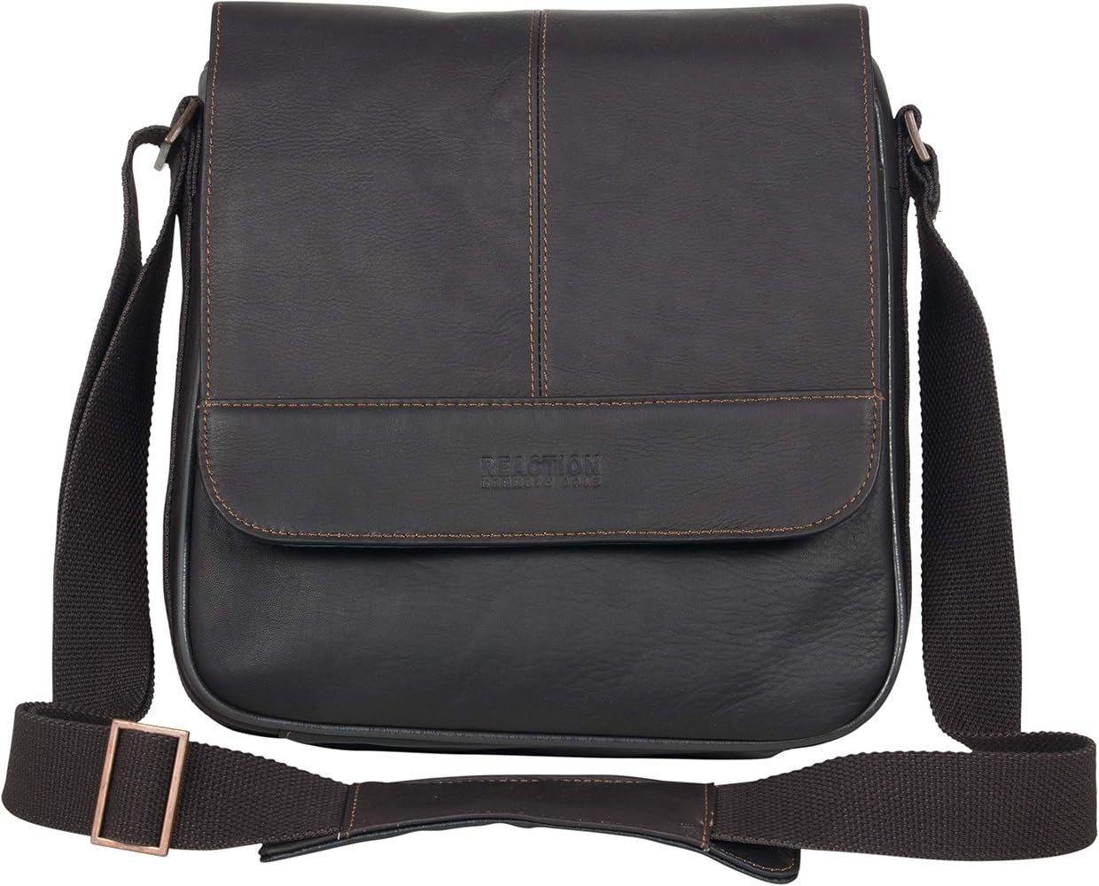 Kenneth Cole Reaction Manhattan Messenger Shoulder Colombian Leather Laptop Computer Travel Brief... | Amazon (US)