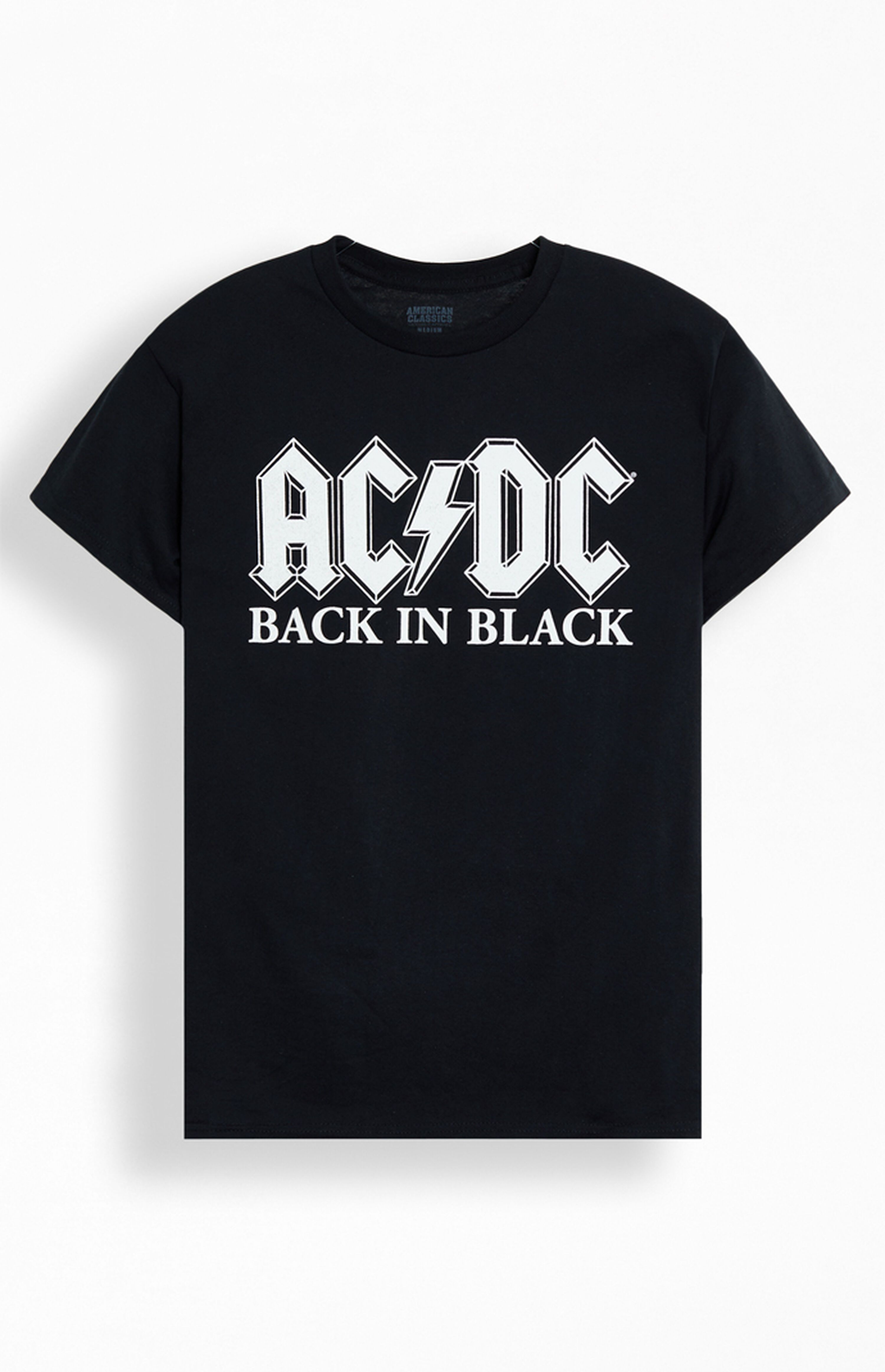 AC/DC Back In Black Tour T-Shirt | PacSun
