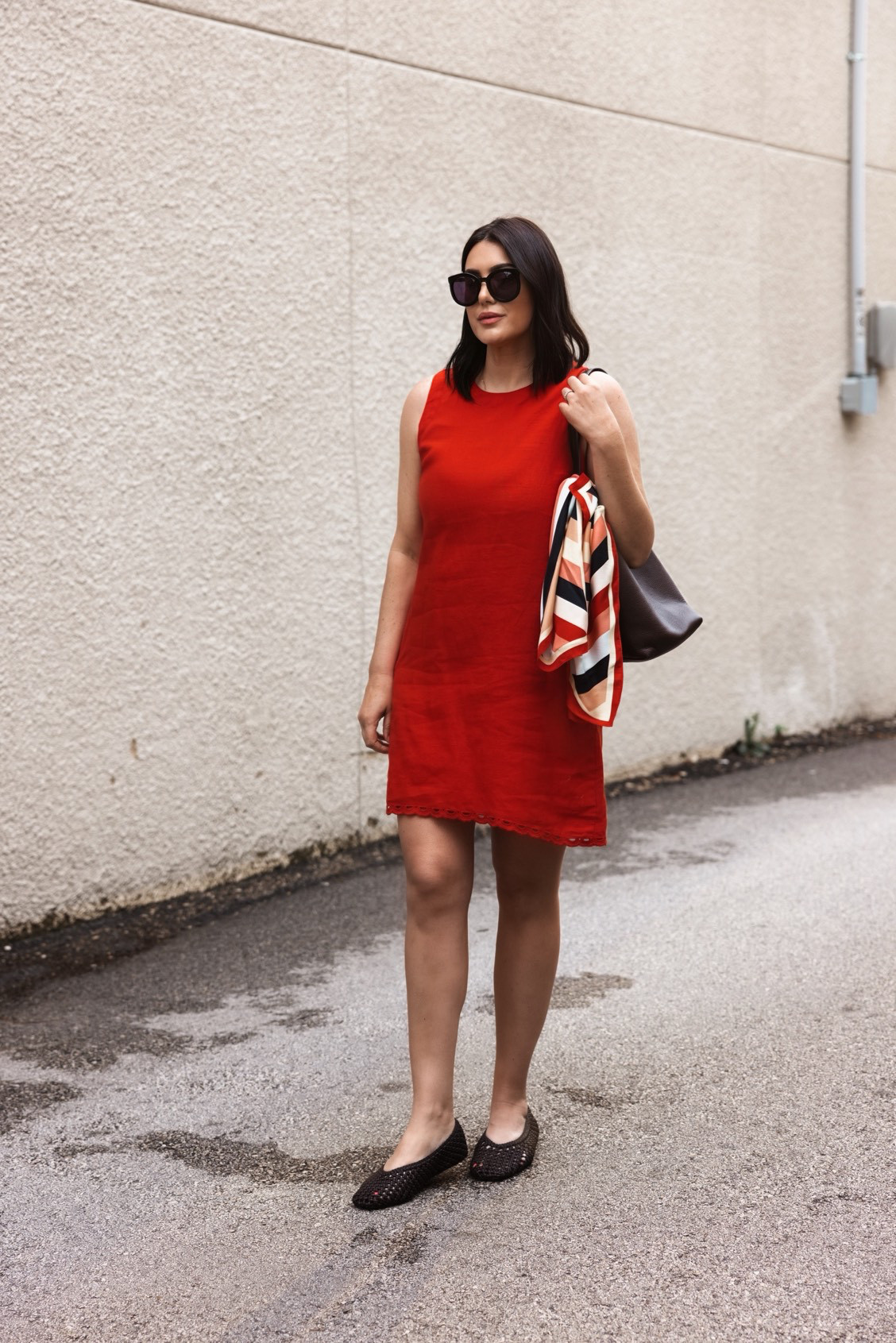 My Madewell dress is on sale! I'm in the large and it's a nice length + good fit for me.  

 #LTKxMadewell