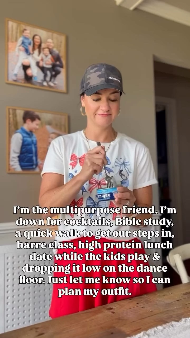😂 Listen... I refuse to choose just one personality.

I want the Bible study.
The girls' trip.
The high-protein lunch.
The walk around the neighborhood.
The barre class.
The dance floor.
The deep conversation.
The porch coffee.

Just give me enough notice to plan my outfit. 😘

For years, I thought being "healthy" meant becoming more restrictive.

Less fun.
Less spontaneous.
Less life.

What I've learned instead is that true health gives you MORE life.

More energy for friendships.
More capacity for adventure.
More margin for what matters.
More ability to show up fully for the people you love.

That's actually one of the biggest messages behind The Sunday Reset book.

The goal isn't to build a smaller life.
The goal is to build a healthier one.
A life where your mind, body, and spirit are aligned so you can say YES to all the things God has called you to.

Now tell me...

Which friend are you?

The Bible study friend?
The workout friend?
The dance floor friend?

Or are you a little bit of all three too? 💛

#sundayreset #healthybyheatherbrown