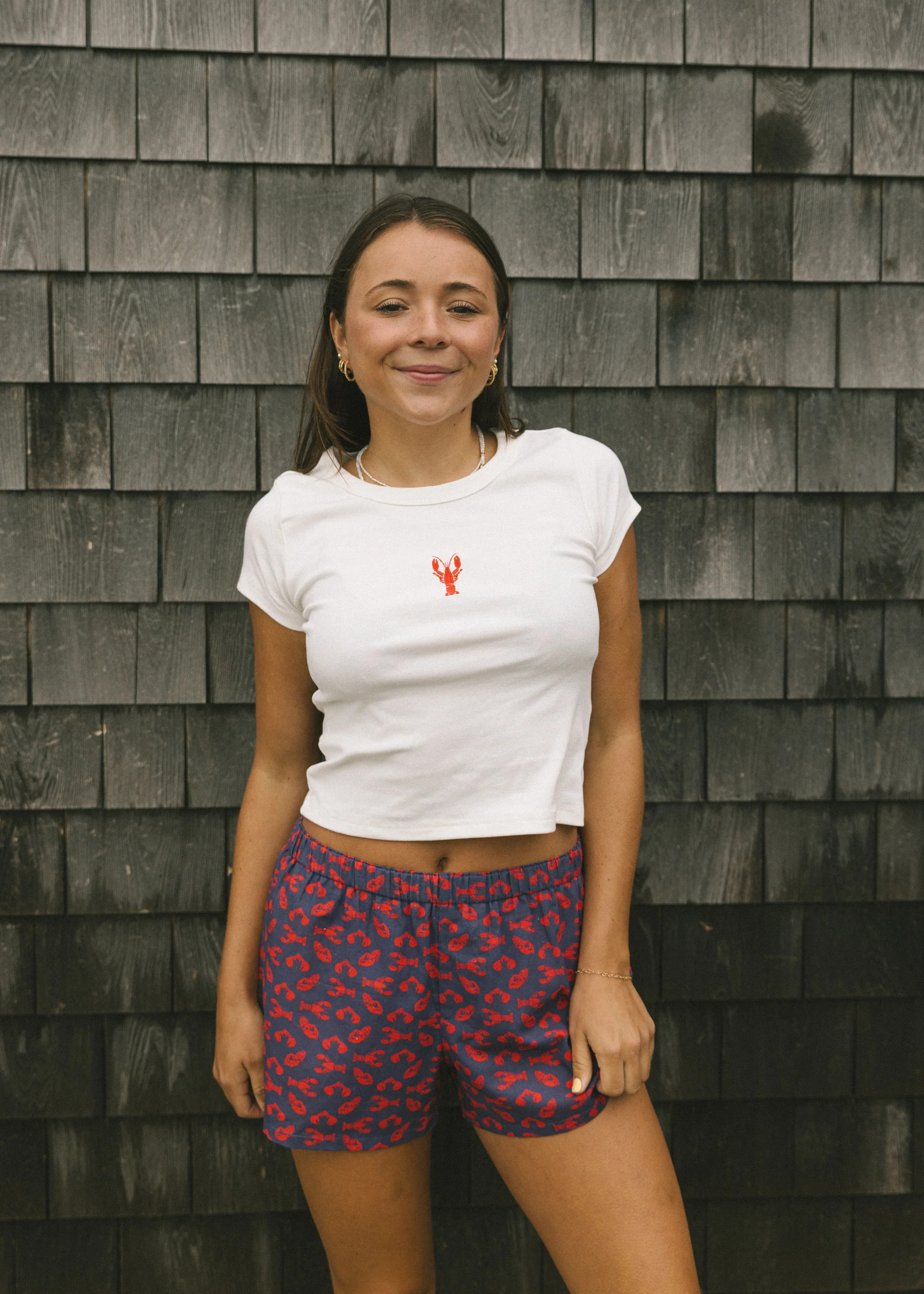 If You're a Lobster Linen Shorts | Grey Bandit