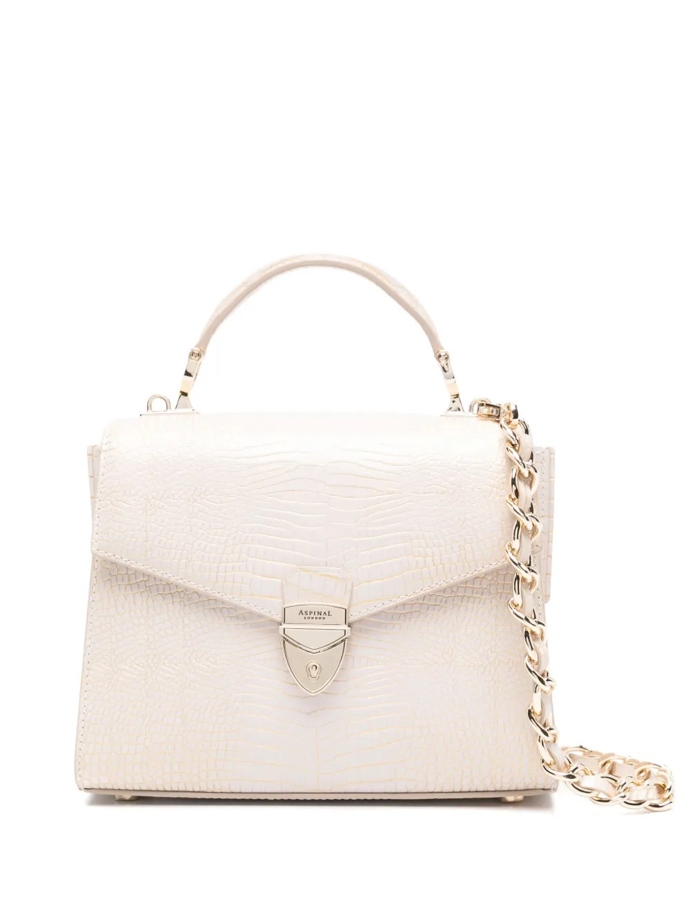 Aspinal Of London Midi Mayfair 2 top-handle Bag | White | FARFETCH | Farfetch Global