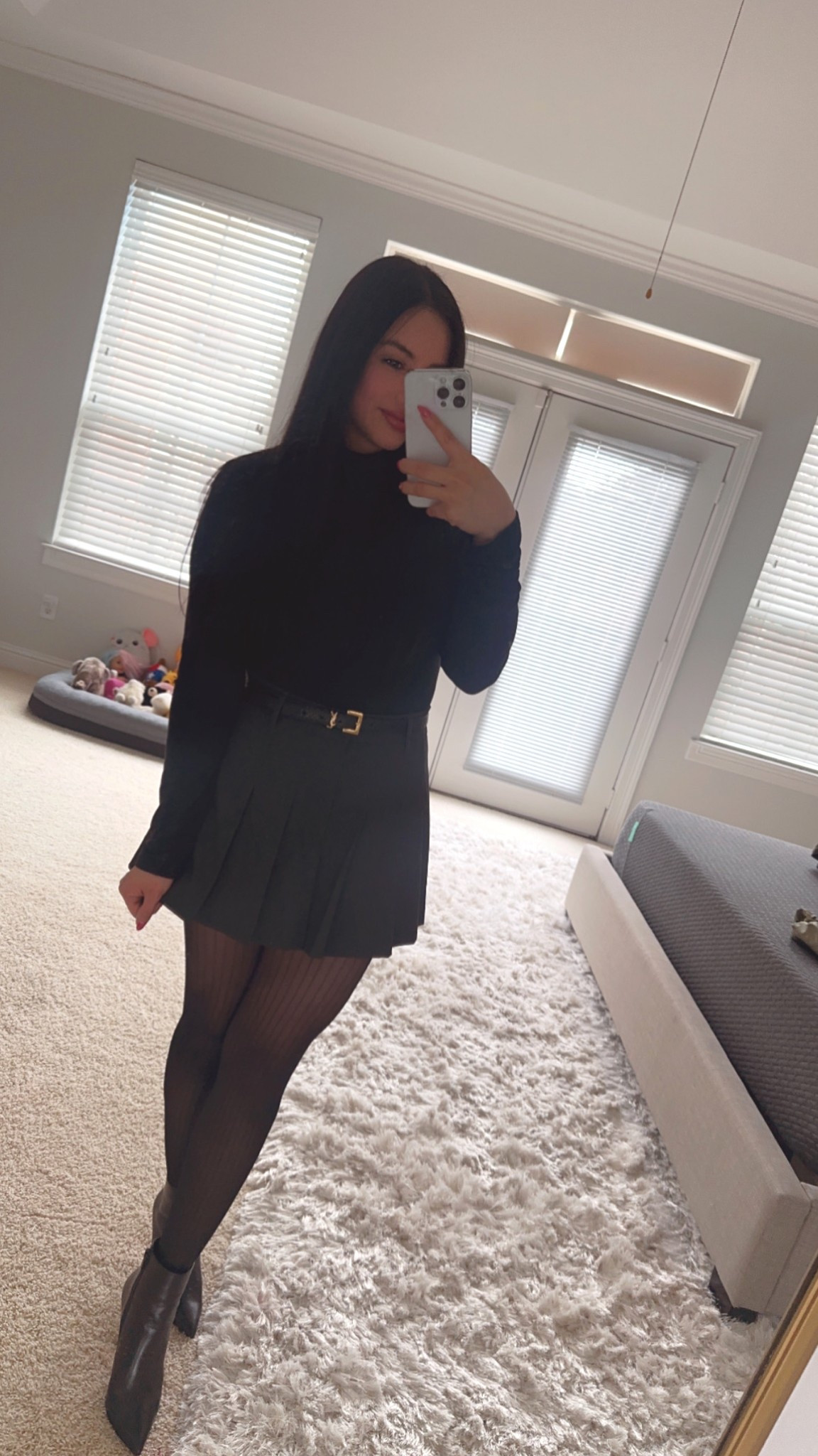 Workwear 
Amazon long sleeve size Small
Zara skort size small

#LTKWorkwear #LTKStyleTip #LTKShoeCrush