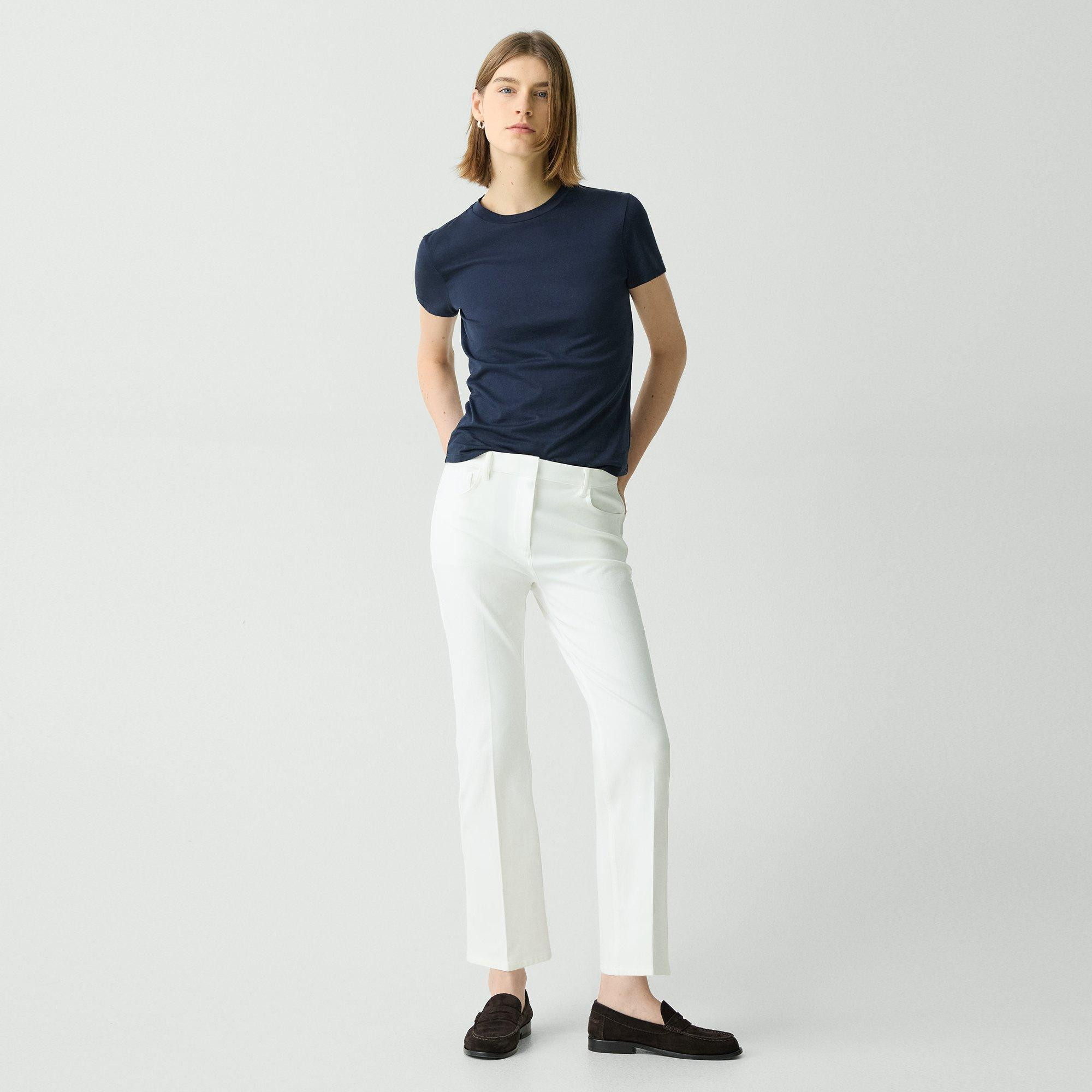 5-Pocket Kick Pant in Stretch Cotton | Theory