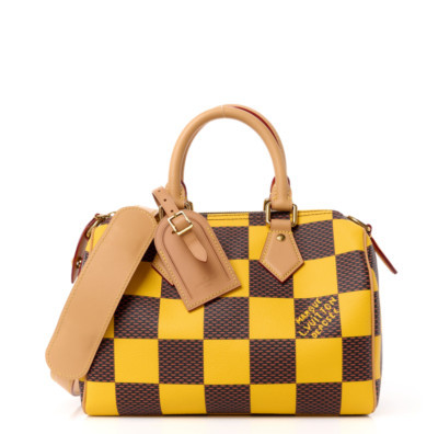 Louis Vuitton Damier Pop Speedy Bandouliere 25 Jaune Mat N40584 100% Authentic | eBay US