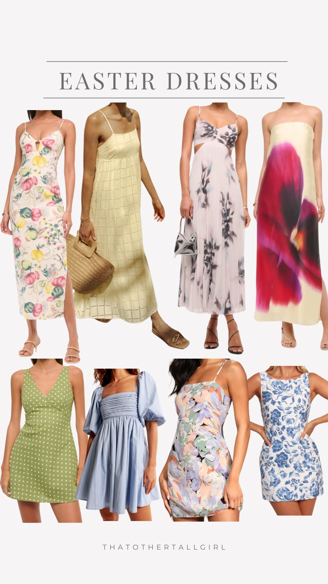 Spring/easter dresses 

#LTKMidsize