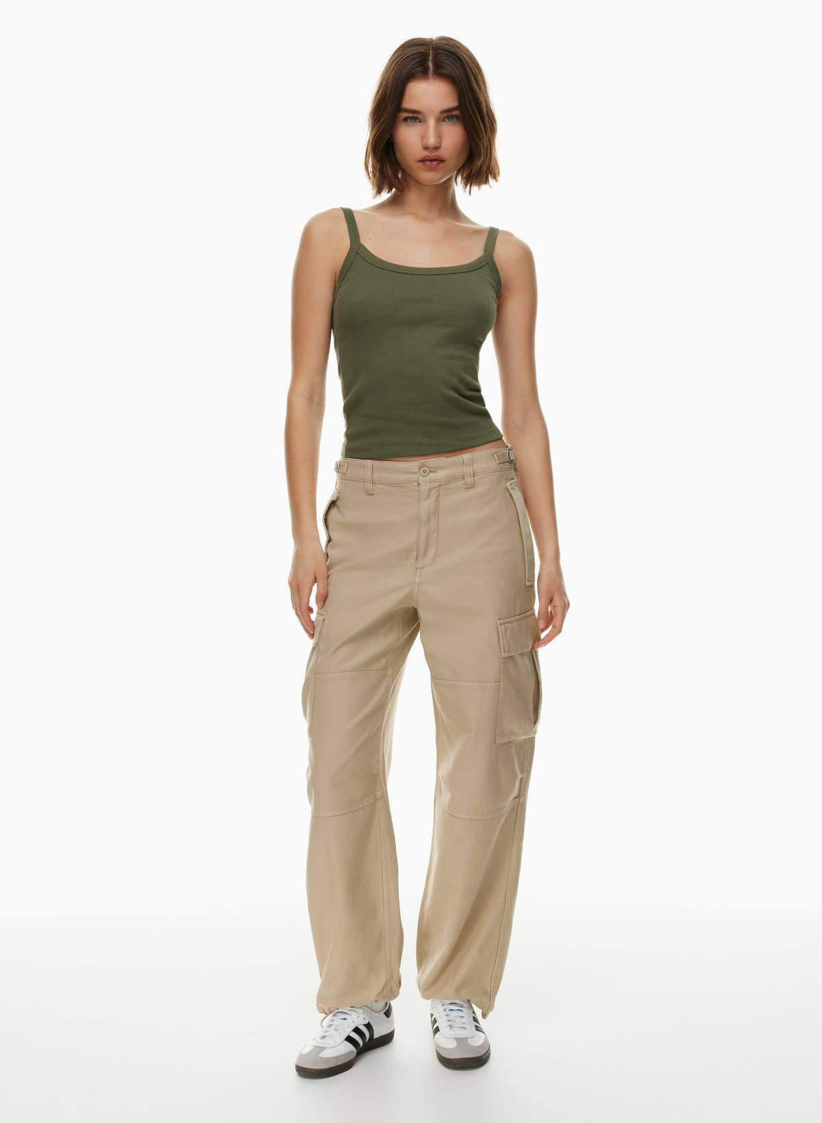Tna Women's Supply Cargo Pant in Gd Humus Beige | 0 | Aritzia