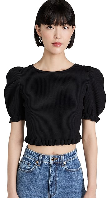 Back Tied Straps Knit Top | Shopbop