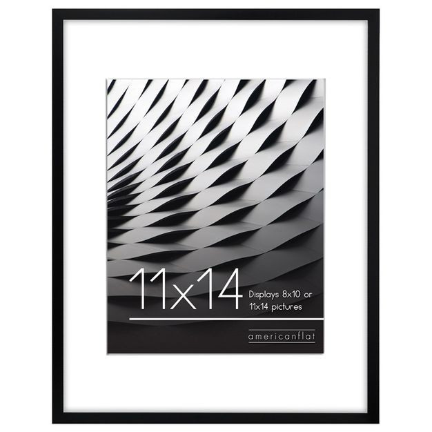 Thin Picture Frame With Shatterproof Glass Horizontal and Vertical Formats for Wall and Tabletop ... | Target