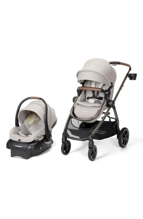 Maxi-Cosi® Zelia Luxe Stroller & Mico Luxe Infant Car Seat 5-in-1 Modular Travel System in New Hope Tan at Nordstrom | Nordstrom