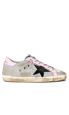 Golden Goose Superstar Sneaker in Silver, Black, & Baby Pink from Revolve.com | Revolve Clothing (Global)
