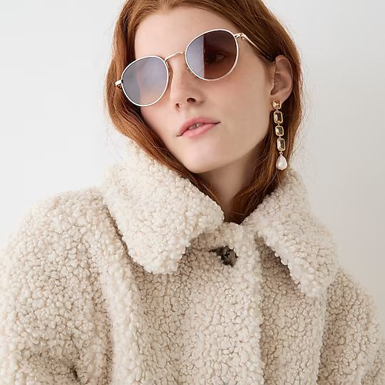 Teddy sherpa lady coat | J.Crew US