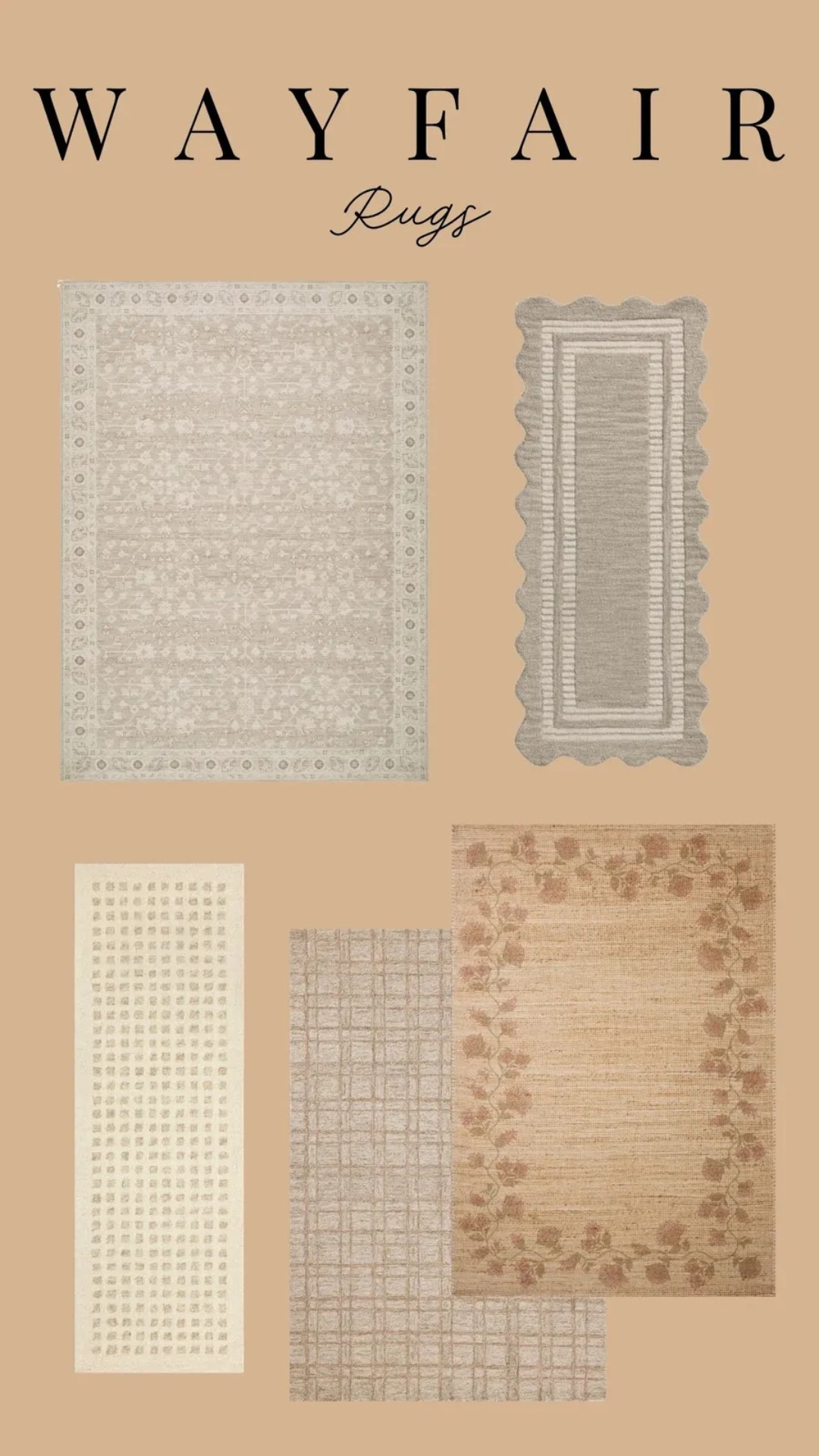 Get massive savings on these Wayfair rugs! home decor, interior design #Wayfair

#LTKHome #LTKSaleAlert