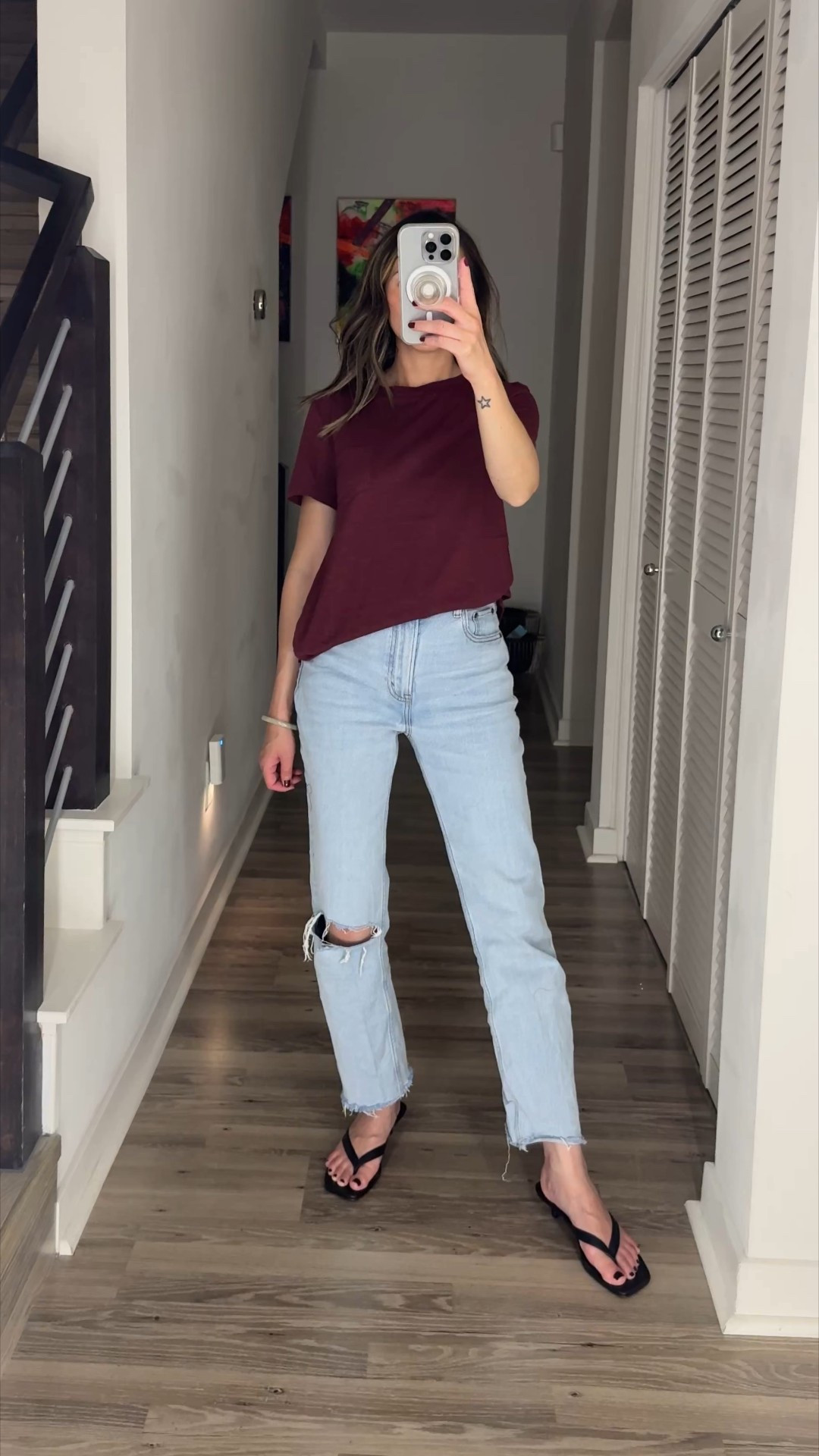 A good basic tshirt. Comes in multiple colors and on sale for under $10!! My jeans are restocked—grab while you can before it sells out again. These thong kitten heel sandals are a weekly best seller. Looks designer but is less than $50. Comes in multiple colors and is so comfortable. 

Tshirt, jeans, casual outfit, sandals, kitten heels, thong sandals, Nordstrom, Abercrombie, The Stylizt 



#LTKSaleAlert #LTKootd #LTKFindsUnder50