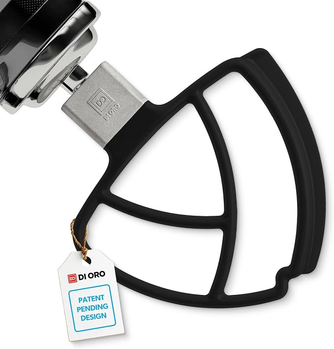 DI ORO Seamless Series Flex Edge Beater for KitchenAid Tilt-Head Stand Mixer - 4.5-5 Quart Flat B... | Amazon (US)