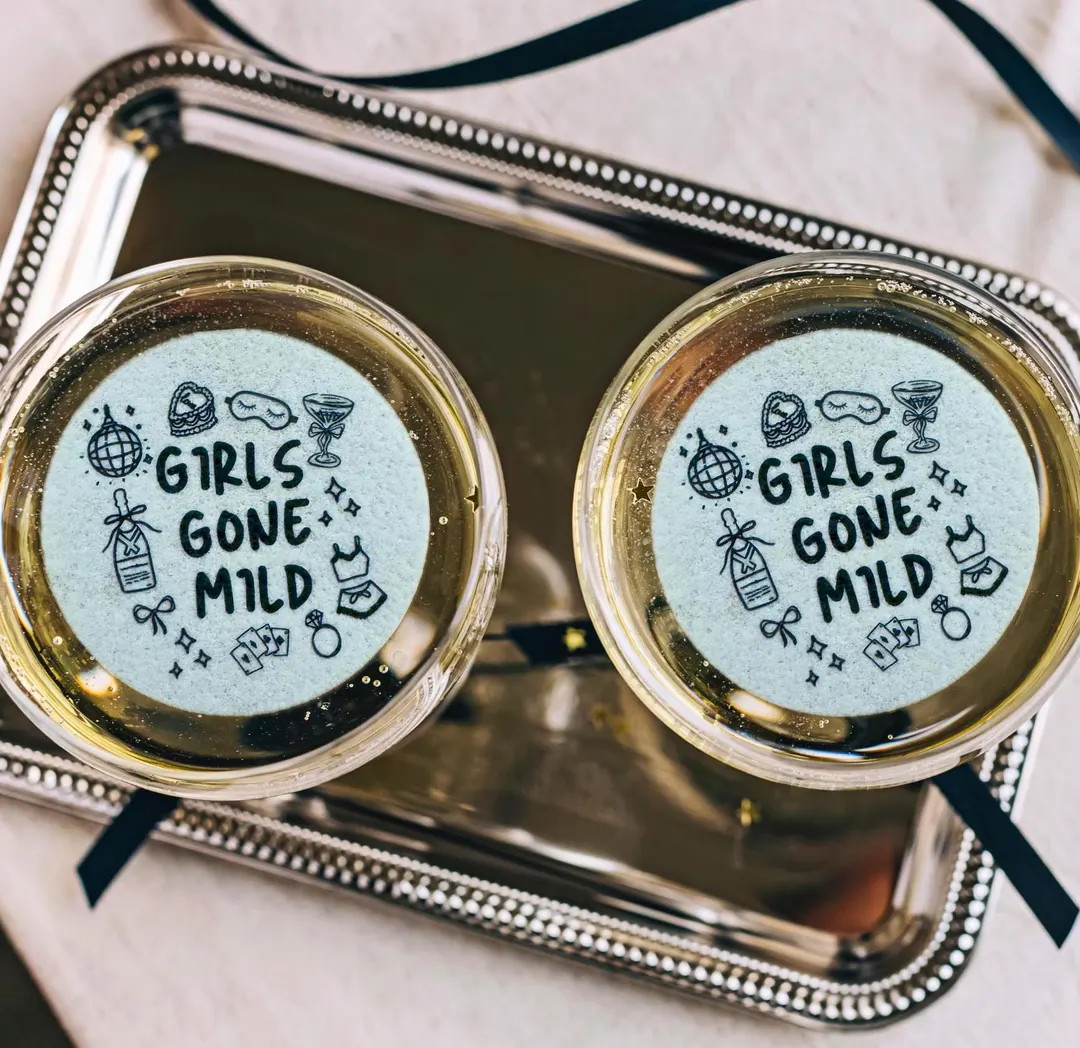 Girls Gone Mild, FAST SHIPPING, Girls Gone Mild Bachelorette Toppers, Custom Edible Drink Topper,... | Etsy (US)