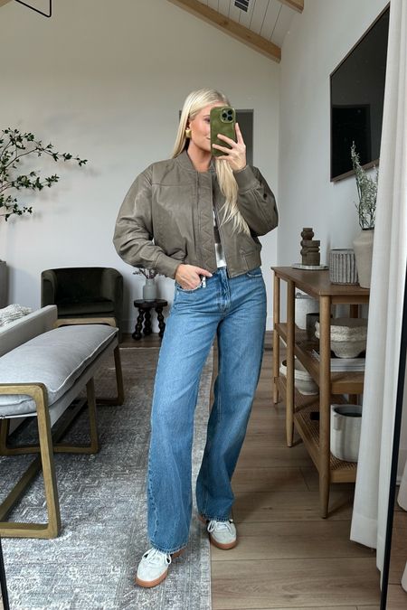 Mango Try-on! Use code: EXTRA30 for an additional 30% off your purchase. 

Wearing a size small in tank, medium in jacket, 26 in jeans, shoes are tts! #kathleenpost #mango #getmylook

#LTKstyletip #LTKsalealert #LTKSeasonal