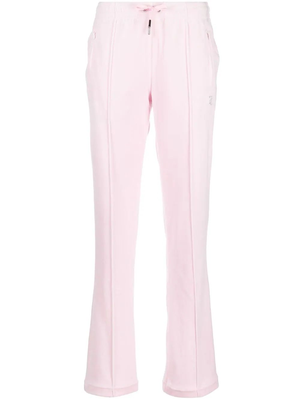Juicy Couture rhinestone-embellished Velvet Track Pants - Farfetch | Farfetch Global