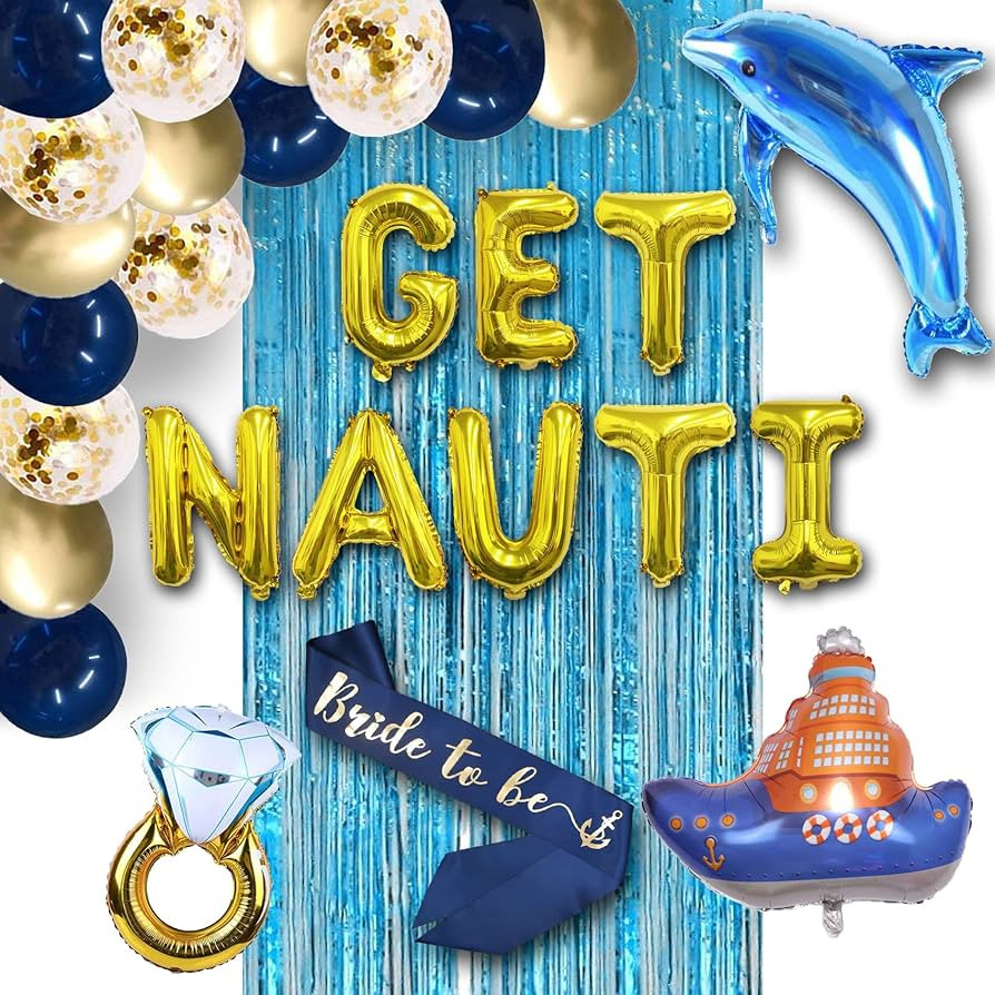 Nautical Bachelorette Party Decorations – Bachelorette Party Favors Nautical Bridal Shower Deco... | Amazon (US)
