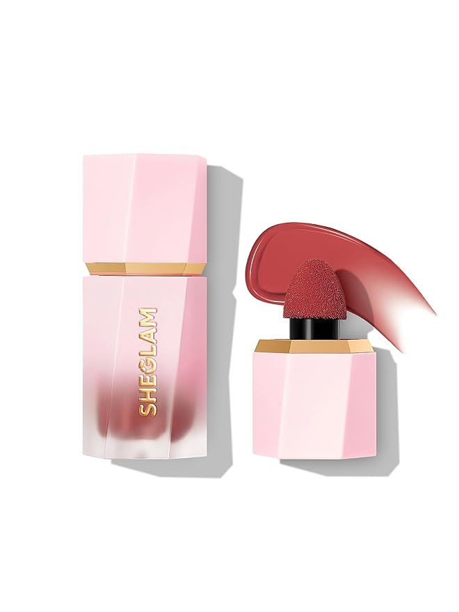 SHEGLAM Color Bloom Liquid Blush Makeup for Cheeks Matte Finish - Swipe Right | Amazon (US)