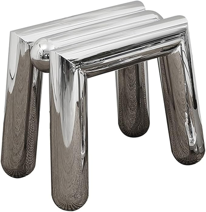 Wheel Speed Sensor Stainless Steel Shoe Luxury Sofa Stool Living Room Chairs ABS Wheel Speed Sens... | Amazon (US)