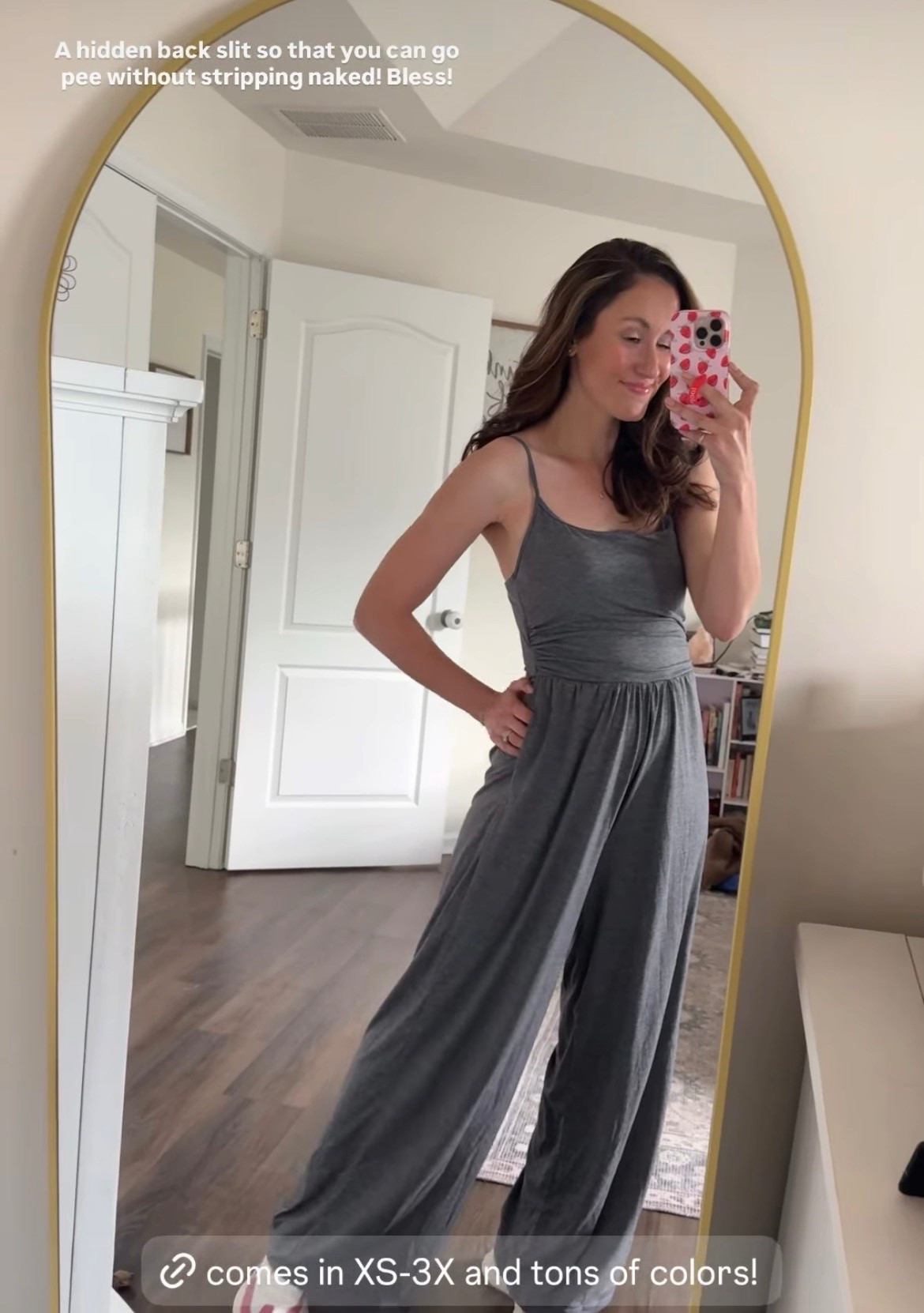The best part of this super comfy jumpsuit…a hidden back slit so that you can go to the bathroom without stripping naked! 🙈

#LTKmomlife #LTKootd #LTKstorytime