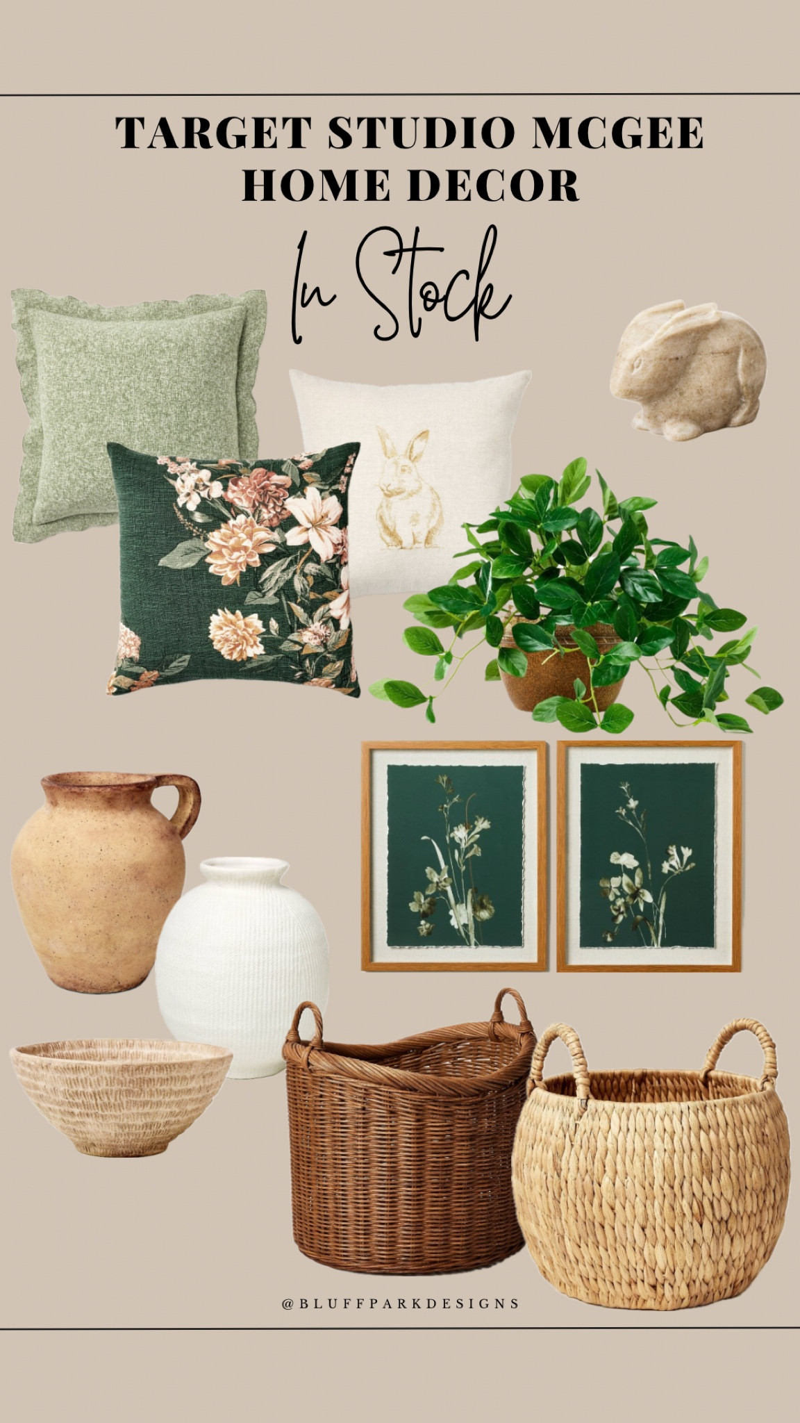 •Studio McGee Items Currently in Stock at Target• 

Target, Decor, Home Decor, Design, Interior Design, Decorative Objects, Vase, Ceramic Vase, Basket, Decorative Basket, Storage Basket, Bowl, Decorative Bowl, Wall Art, Print Art, Pillow, Throw Pillow, Bunny, Bunny Pillow, Greenery, Faux Plant, Studio McGee, Shop

#LTKhome #LTKfindsunder50 #LTKSeasonal