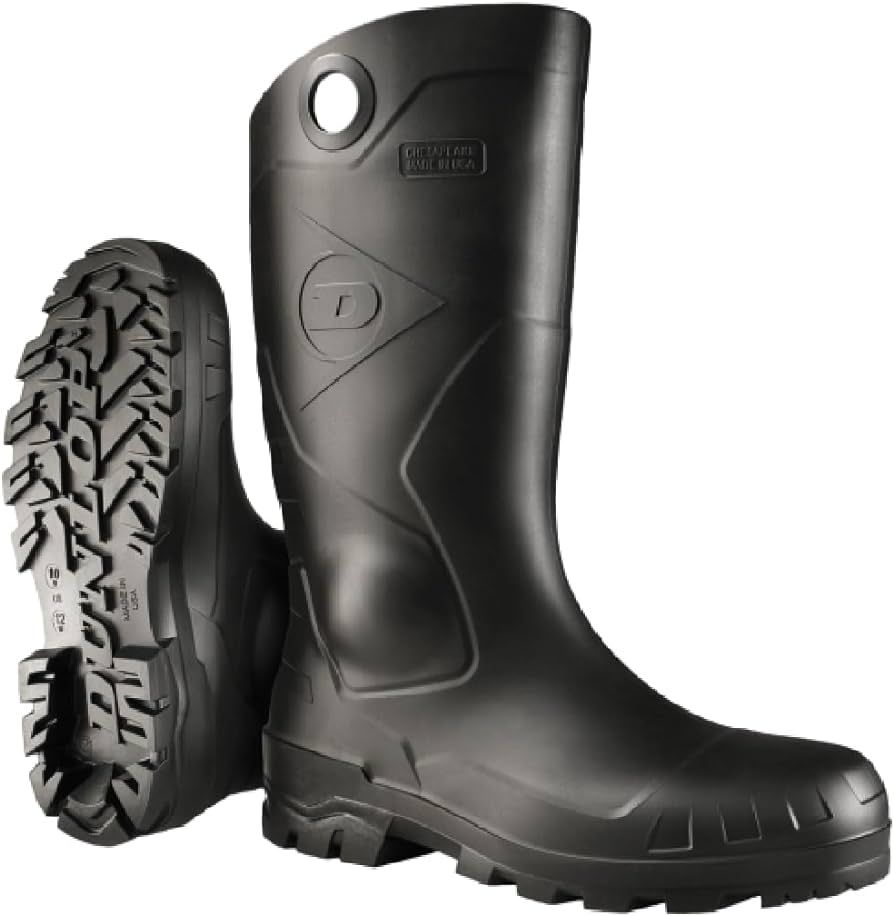 Dunlop Protective Footwear, Chesapeake plain toe Black Amazon, 100% Waterproof PVC, Lightweight a... | Amazon (US)