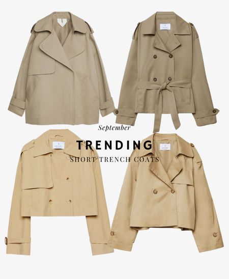 Trending cropped trench coats for autumn 🍂 

#LTKSeasonal #LTKstyletip #LTKeurope