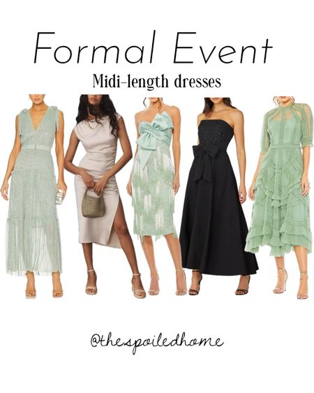 Special request: more formal event midi length dresses for graduation, showers, mother-of-the-bride, mother-of-the-groom, wedding guest, or special occasion 

#LTKparties #LTKstyletip #LTKwedding