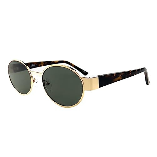 Otra Eyewear Women's Echo Sunglasses, gold tort/green | Amazon (US)
