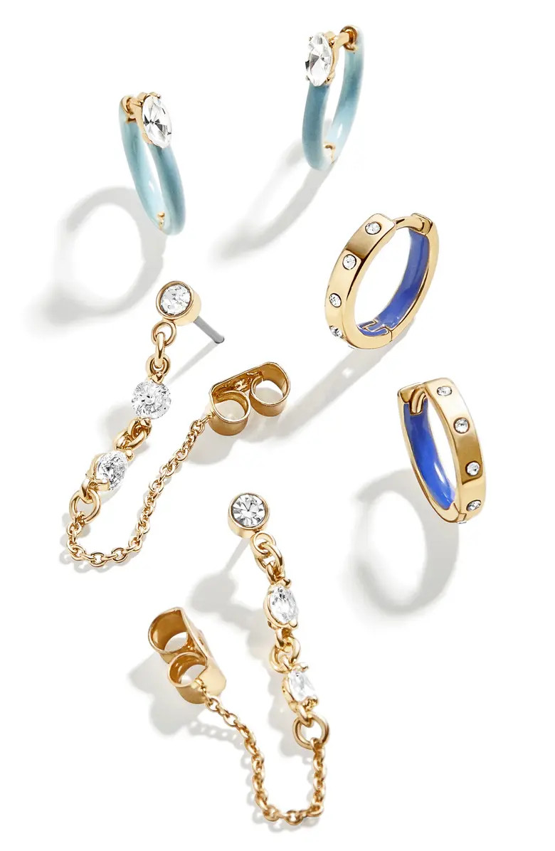 BaubleBar Vera Set of 3 Assorted Earrings | Nordstrom | Nordstrom