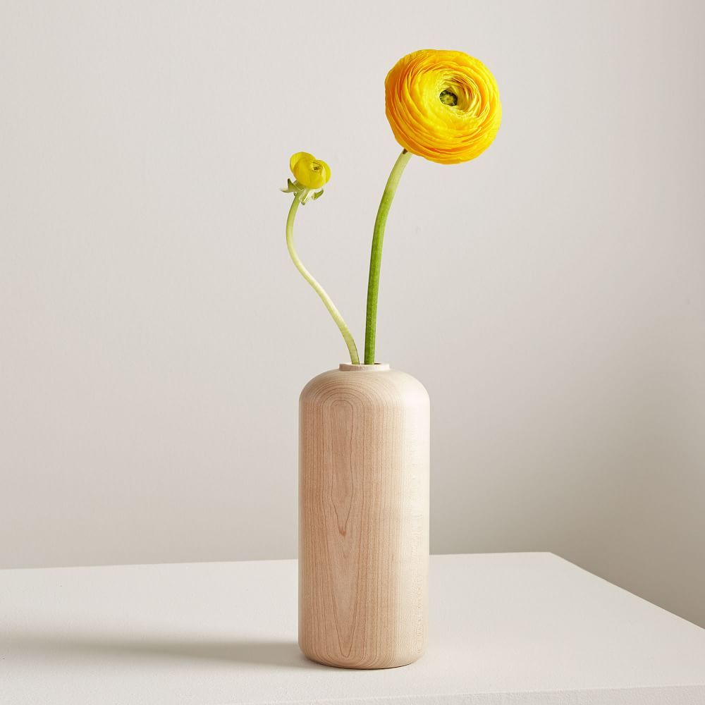 Melanie Abrantes Hardwood Vase - Tall | West Elm (US)